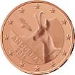 Монета 1 евроцент Андорра