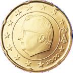 20 евроцентов Бельгия 1 серия