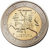 2 евро Литва