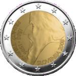 2 евро Словения 2008 год 500 лет со дня рождения Приможа Трубара