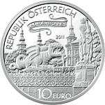 10 евро Австрия 2011 год Линдворм в Клагенфурте