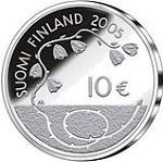 10 евро Финляндия 2005 год 60 лет мира