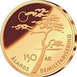 5 евро Финляндия 2006 год 150 лет демилитаризации Аландских островов
