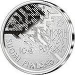 10 евро Финляндия 2007 год 175 лет со дня рождения А.Э. Норденшельда и северо-восточный морской путь