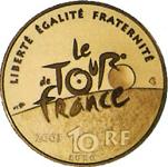 10 евро Франция 2003 год 100 лет Тур де Франс: Тур