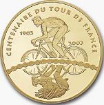 20 евро Франция 2003 год 100 лет Тур де Франс: Тур
