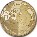 20 евро Франция 2003 год 100 лет со дня смерти Анри Поля Гогена