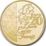 20 евро Франция 2003 год Прощай, Франк