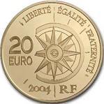 20 евро Франция 2004 год Путешествие вокруг света: Транссибирский экспресс