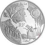 1,5 евро Франция 2005 год С Земли на Луну