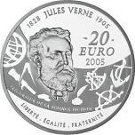20 евро Франция 2005 год С Земли на Луну