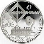10 евро Италия 2009 год 100 лет получения нобелевской премии Гульельмо Маркони