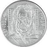 5 евро Италия 2005 год 85 лет со дня рождения Федерико Феллини