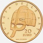 20 евро Италия 2010 год Искусство Европы: Швеция. Вендельский шлем
