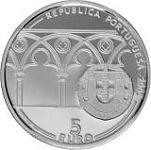 5 евро Португалия 2005 год 800 лет со дня рождения Папы Римского Иоанна XXI