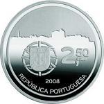2,5 евро Португалия 2008 год Исторический центр г.Порту