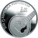 2,5 евро Португалия 2008 год Музыкальный стиль фаду