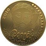 1/4 евро Португалия 2010 год XVI век. Луис Камоэнс