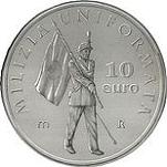 10 евро Сан-Марино 2005 год 500 лет милиции Сан-Марино