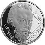 10 евро Словакия 2009 год 150 лет со дня рождения физика и инженера Ауреля Стодолы