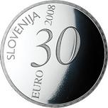 30 евро Словения 2008 год 250 лет со дня рождения словенского просветителя Валентина Водника
