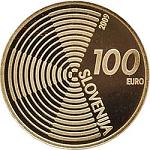 100 евро Словения 2009 год 100 лет первому авиаполету над Словенией