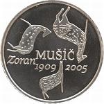 30 евро Словения 2009 год 100 лет со дня рождения Зорана Музича