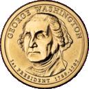 1-й президент США Дж. Вашингтон.