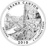25 центов США 2010 год Прекрасная Америка: Национальный парк Гранд-Каньон
