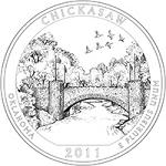 25 центов США 2011 год Прекрасная Америка: Рекреационная зона Чикасо