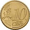 10 евроцентов реверс с 2007