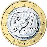 1 евро Греция