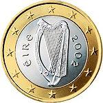 1 евро Ирландия