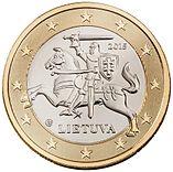 1 евро Литва