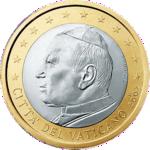 1 евро Ватикан 1 серия