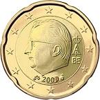 20 евроцентов Бельгия 3 серия