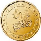 20 евроцентов Монако 1 серия