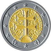 2 евро Словакии