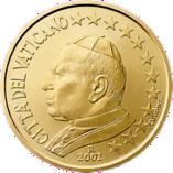 50 евроцентов Ватикан 1 серия