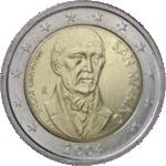 2 евро Сан-Марино 2004 год Бартоломео Боргези