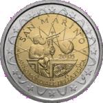 2 евро Сан-Марино 2005 год 2005 — Всемирный год физики
