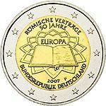 2 евро Германия 2007 год РИМСКИЙ ДОГОВОР