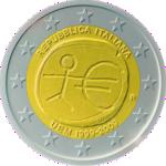 2 евро Италия 2009 год 10 ЛЕТ ВВЕДЕНИЯ ЕВРО