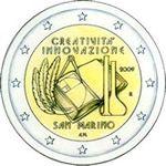 2 евро Сан-Марино 2009 год Европейский год творчества и инноваций
