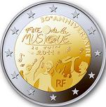 2 евро Франция 2011 год 30 лет Дню музыки во Франции