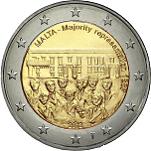 2 евро Мальта 2012 год Совет большинства 1887 года