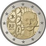2 евро Франция 2013 год 150 лет со дня рождения Пьера де Кубертена