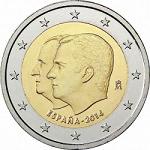 2 евро Испания 2014 год Провозглашение Филиппа VI королем Испании