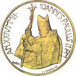 50 евро Ватикан 2002 год Жертвоприношение Авраама