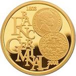 100 евро Бельгия 2003 г. 200 лет французской монетной реформе 1803 г.